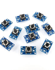 10x Micro Key-taster 6x6mm Knop-modul Rastermål 2,54mm 12V/50mA