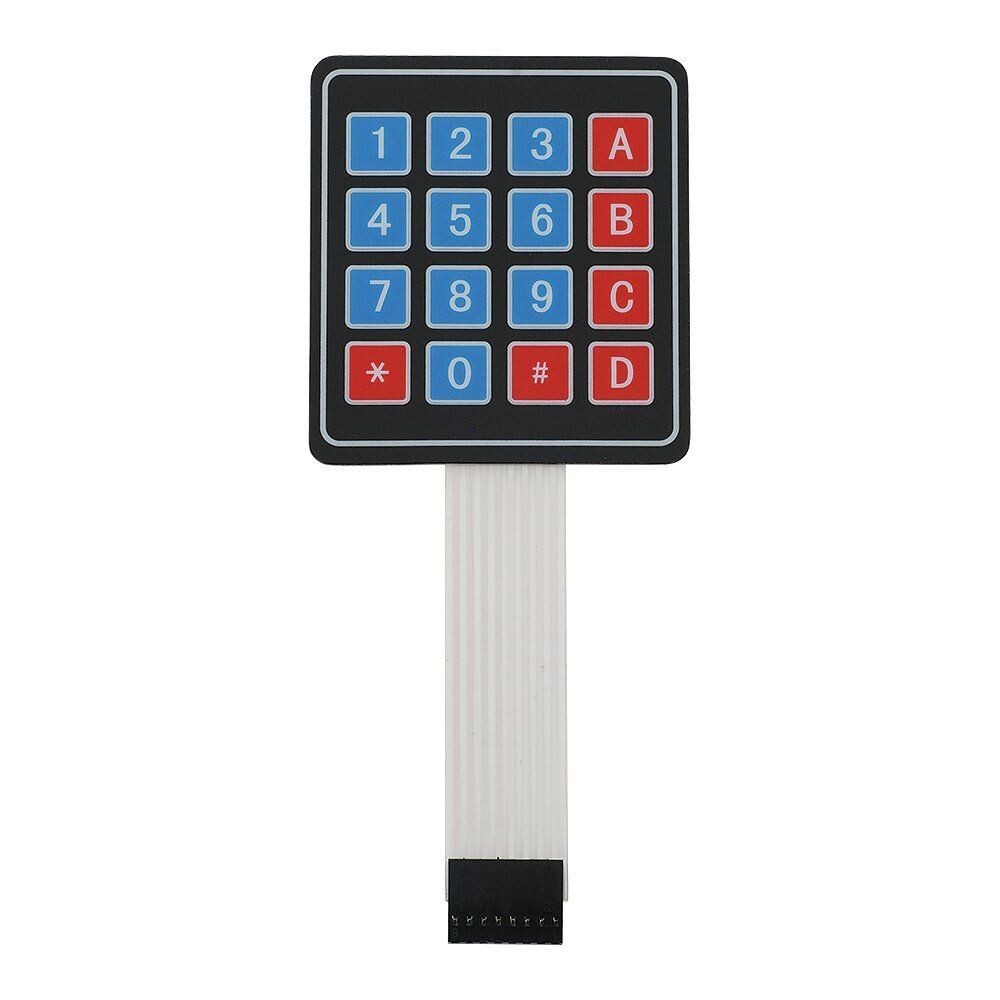 4x4 Matrix-Array-Tastatur med 8 Pins, 16 Taster, Membrantastatur til Arduino