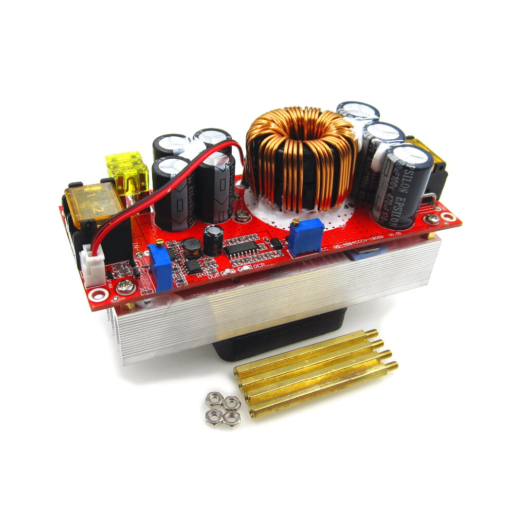 DC-DC 10V-60V til 13V-97V, 1500W 30A trinopregningsregulator, strømområde