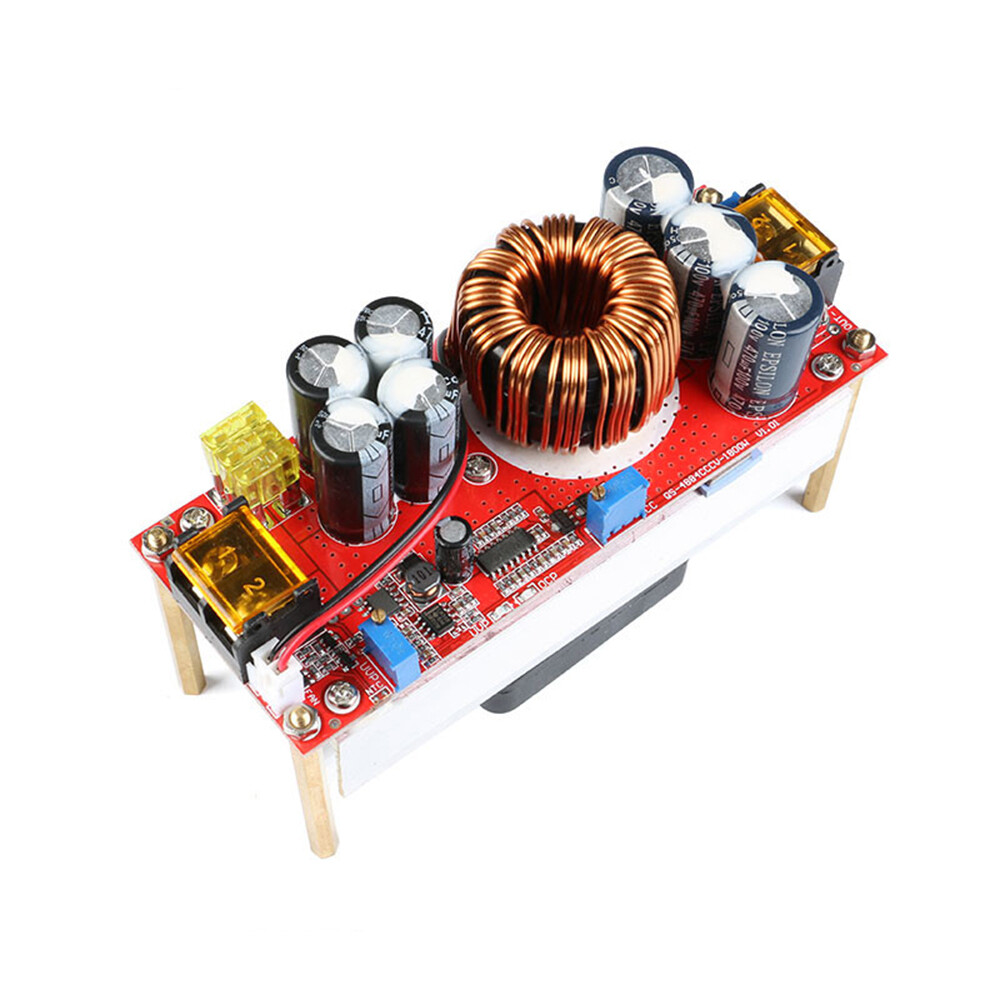 DC-DC 10V-60V til 13V-97V, 1500W 30A trinopregningsregulator, strømområde