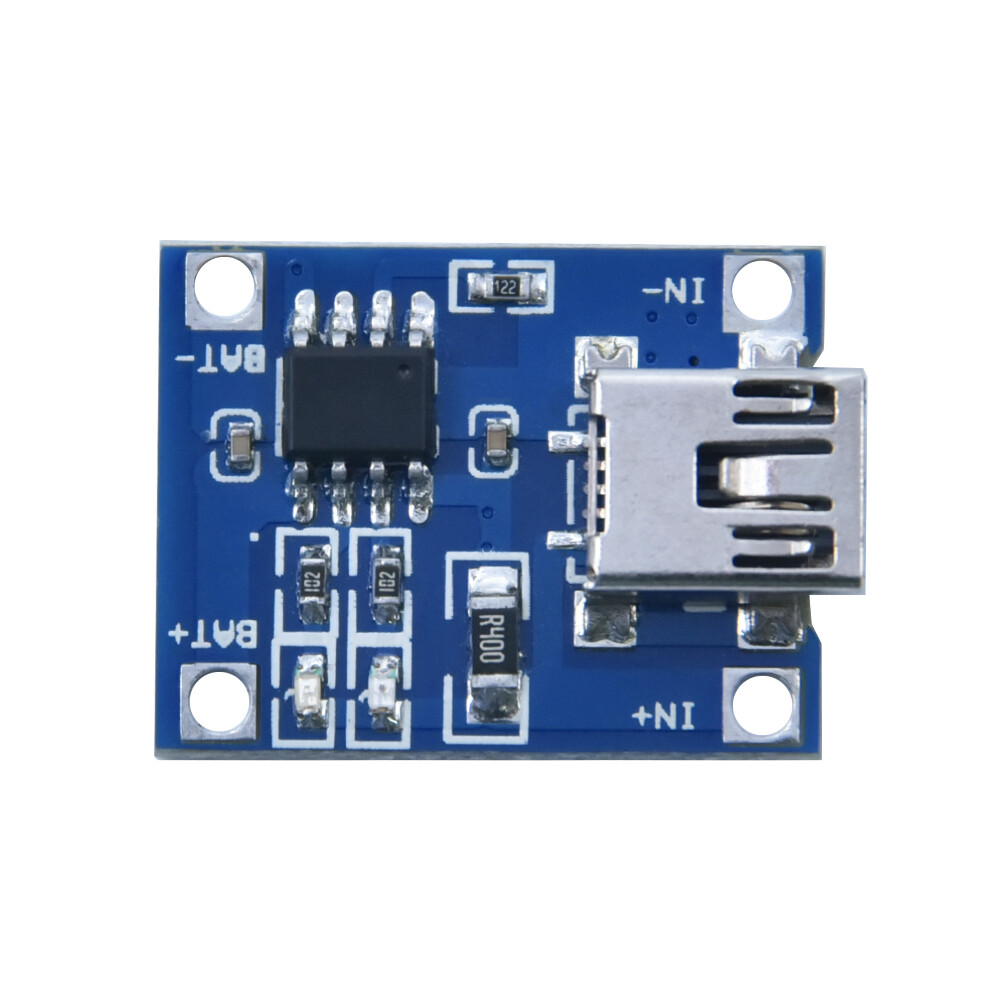 TP4056 Mini USB 5V 1A LiPo batteriladningsmodul Lithium batteri ladningsmodul