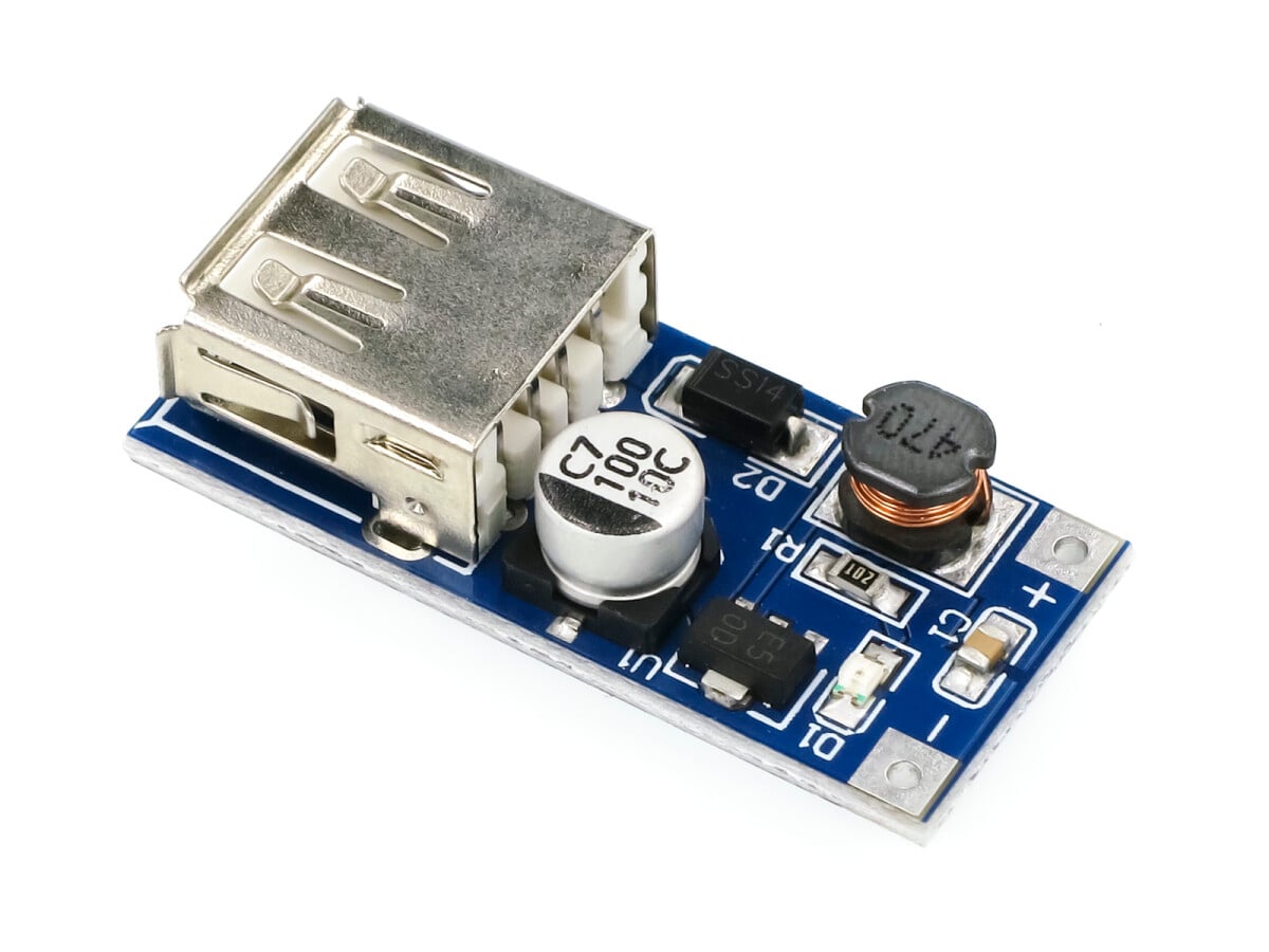 USB DC-DC 0,9–5V til 5V Step-Up Spændingsregulator Strømforsyning Konverter