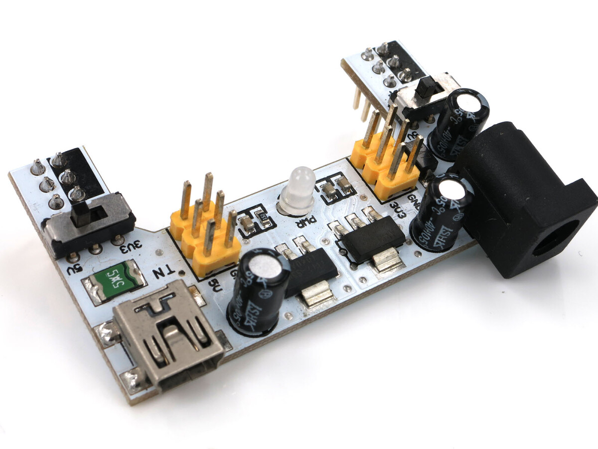 XD-42 Strømforsyning, 2 kanaler, 3.3V 5V, MB102 Breadboard strømforsyningsmodul