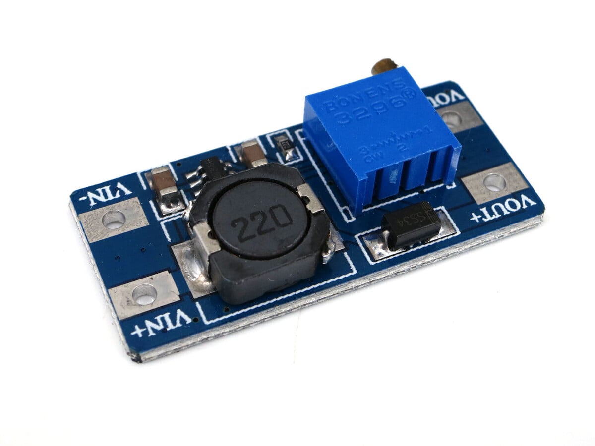 MT3608 Justerbar DC-DC Step-up Spændingsregulator Boost Voltage Regulator 2V-24V