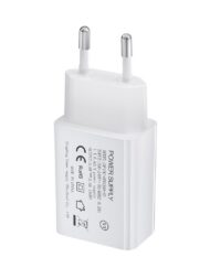 2-Port Dual USB-oplader med europæisk stik, opladningsadapter, strømforsyning, 10W, 5V 2A, USB A