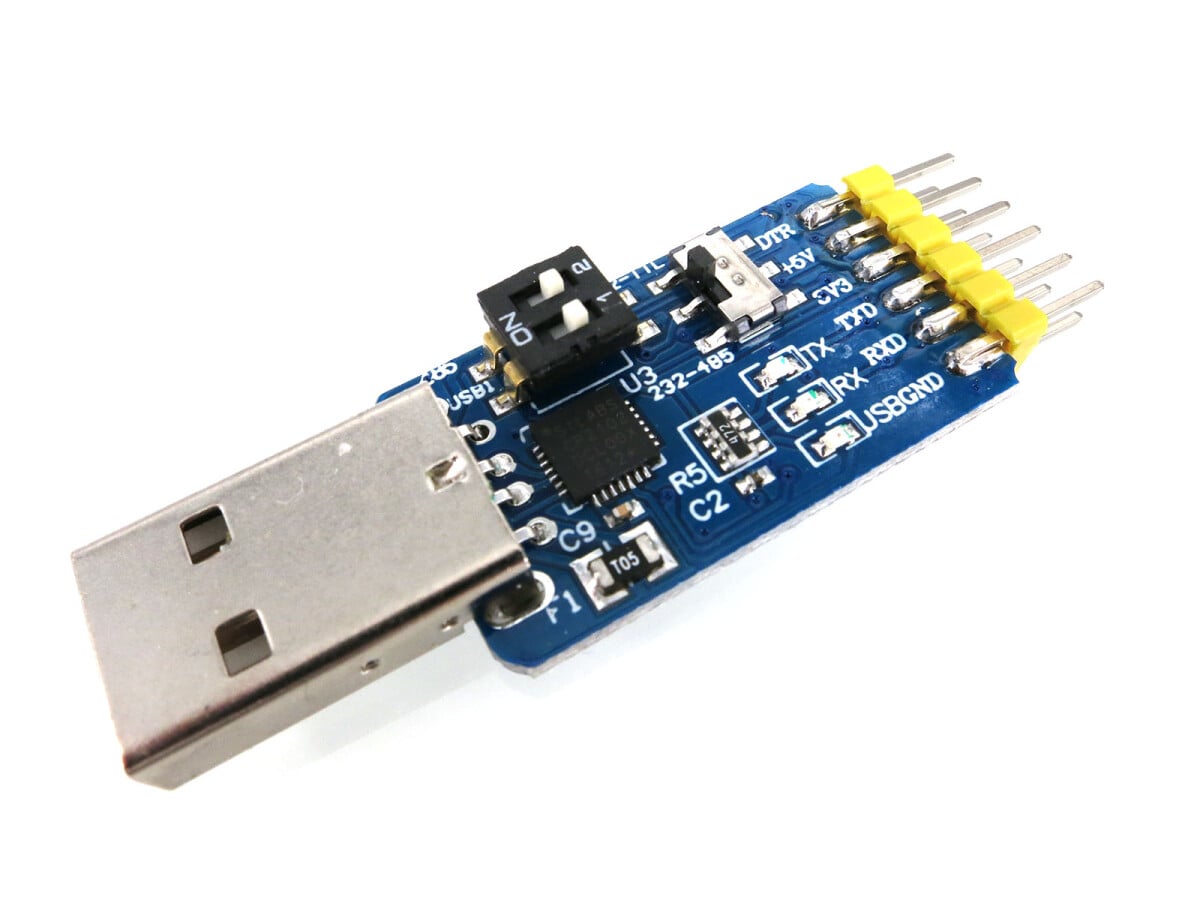 3,3V/5V USB til TTL-konvertermodul 2x6 ben CP2102 Kompatibel med Arduino