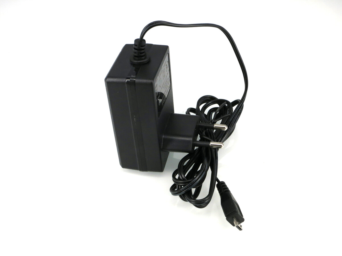 5,1V 2,5A universelt strømforsyning micro USB Raspberry Pi 3 oplader strømadapter sort