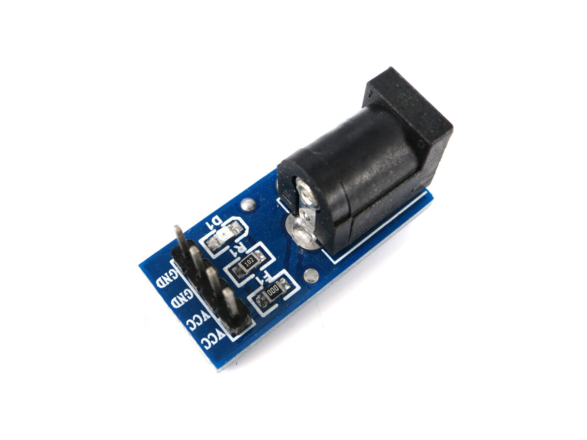 DC Strømforsyning Modul DC Stik 5,5x2,1mm til 2-VCC 2-GND