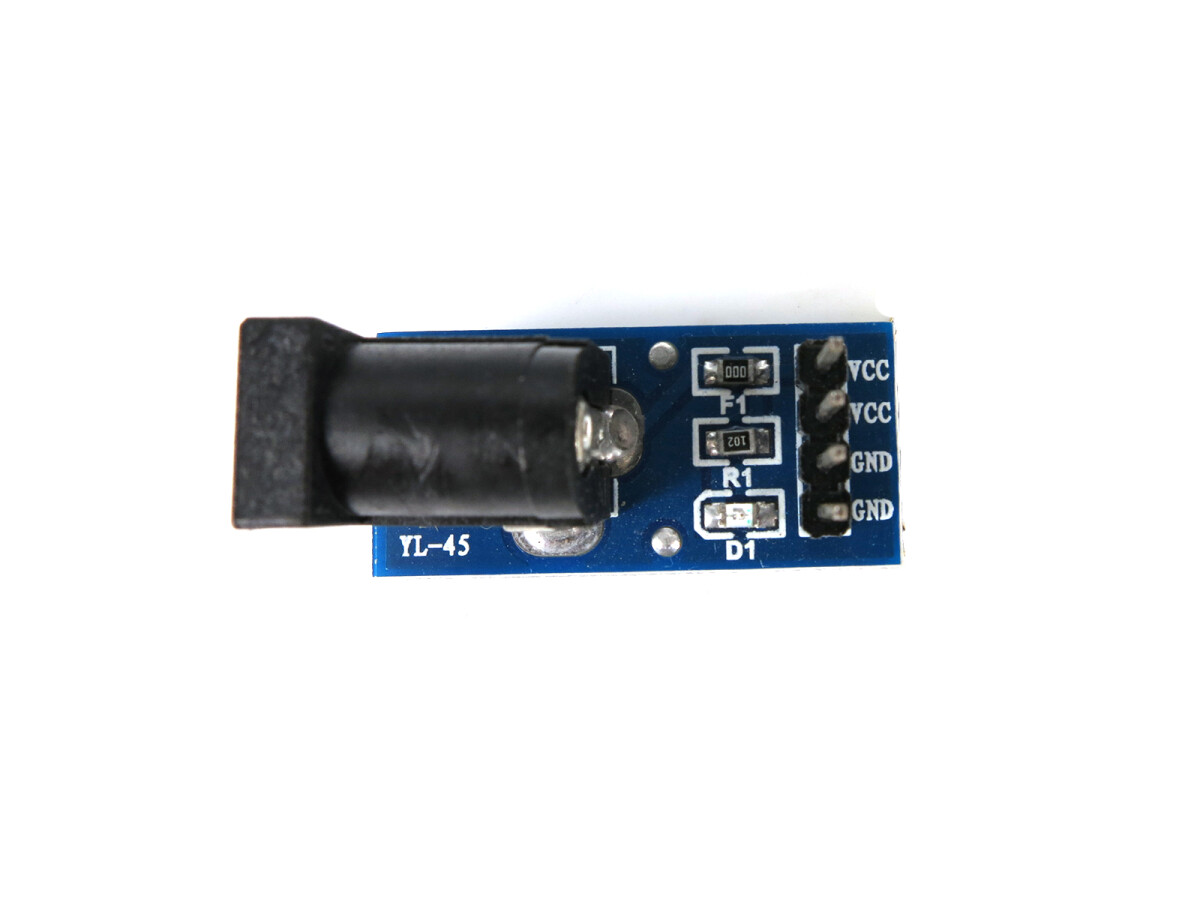 DC Strømforsyning Modul DC Stik 5,5x2,1mm til 2-VCC 2-GND