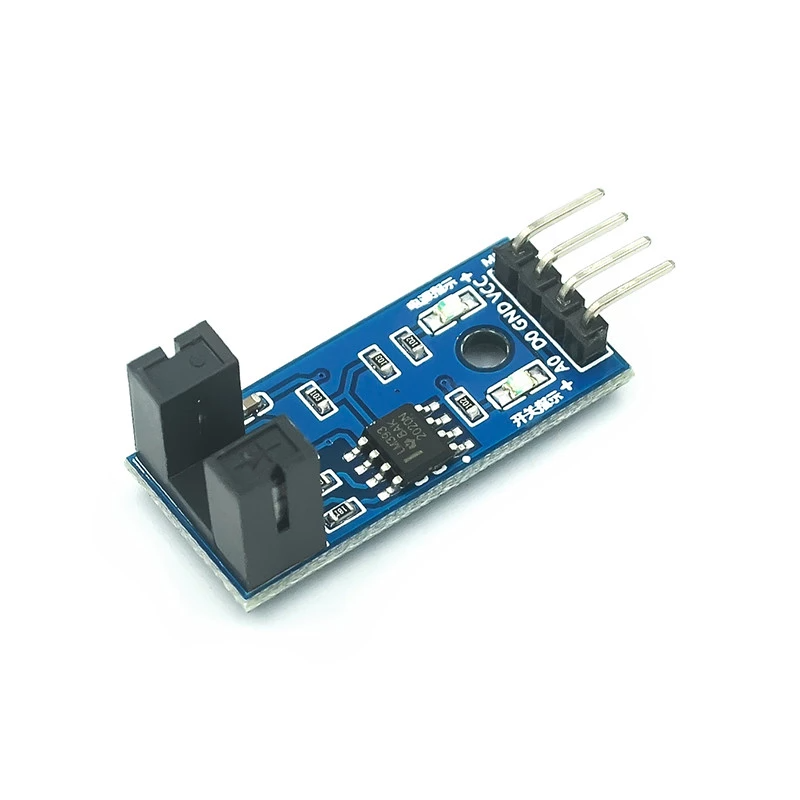 Fotodetektorstrålesensor, modul, 3,3 V-5 V, type slot, optokobling til Arduino