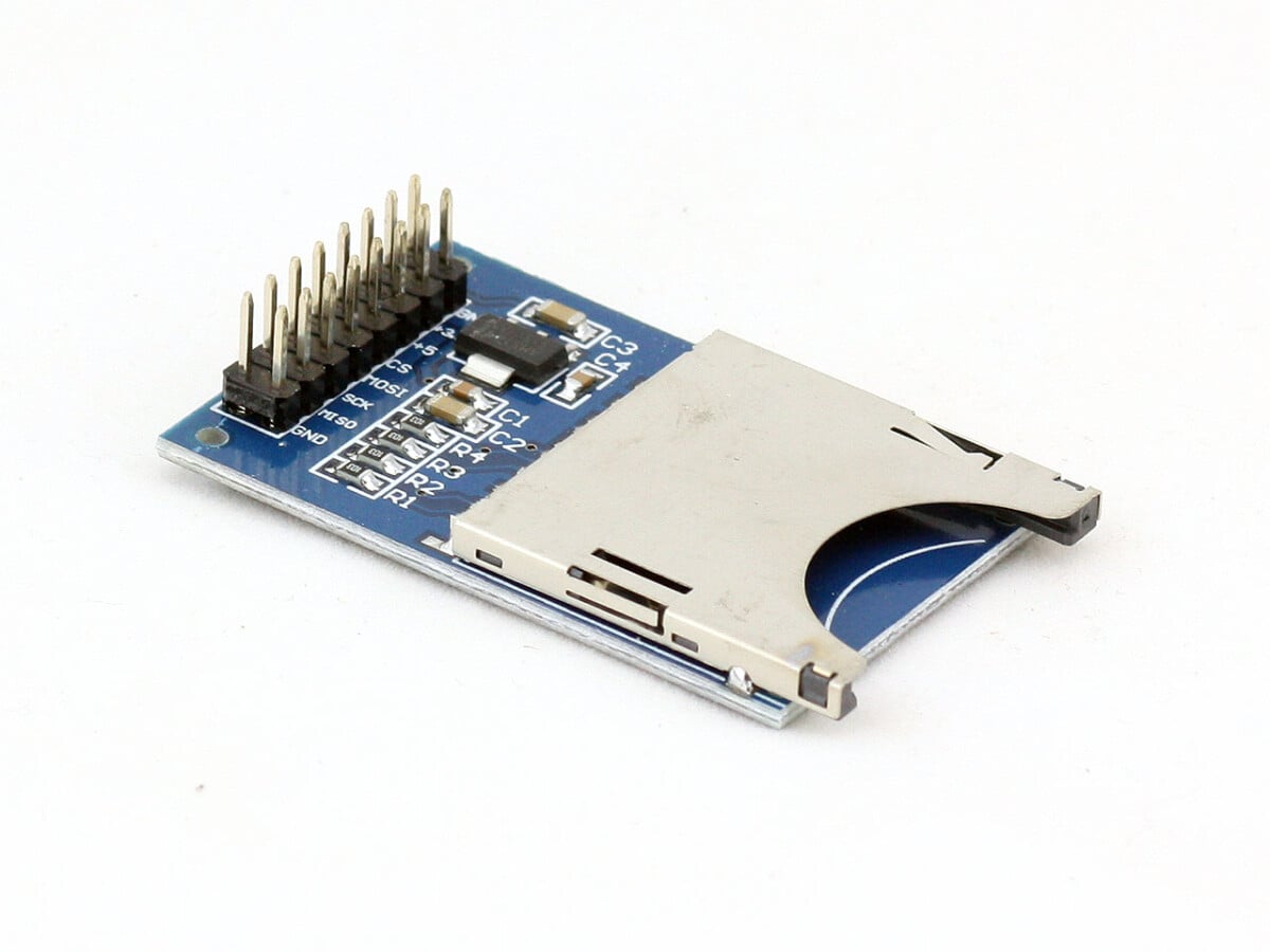 SD Memory Card-modul kompatibelt med Arduino FAT16/32-format, SPI-læser