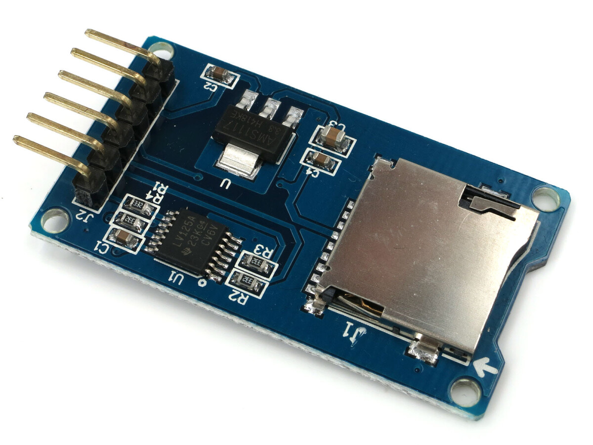 TF Micro SD-kort hukommelsesmodul kompatibelt med Arduino Atmega