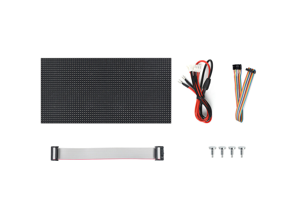 ListenVision RGB Fuld farve LED Matrix Panel 64x32 4mm pitch 1/32 Scan HUB75E 5V