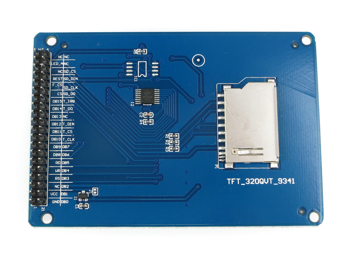 3,2 Zoll TFT LCD-display (ILI9341) 240x320 Resistivt touch for Arduino