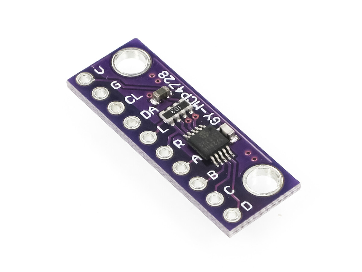 GY- MCP4728 12 Bit Digital to Analog Converter (DAC) Udviklingskort