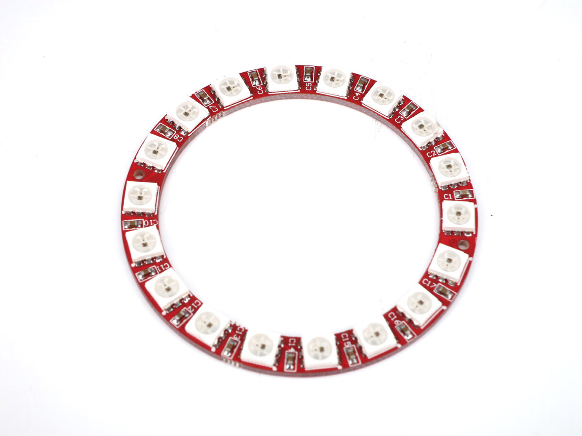 LED-ring med 18 x 5050 RGB LED'er WS2812 med integrerede drivere