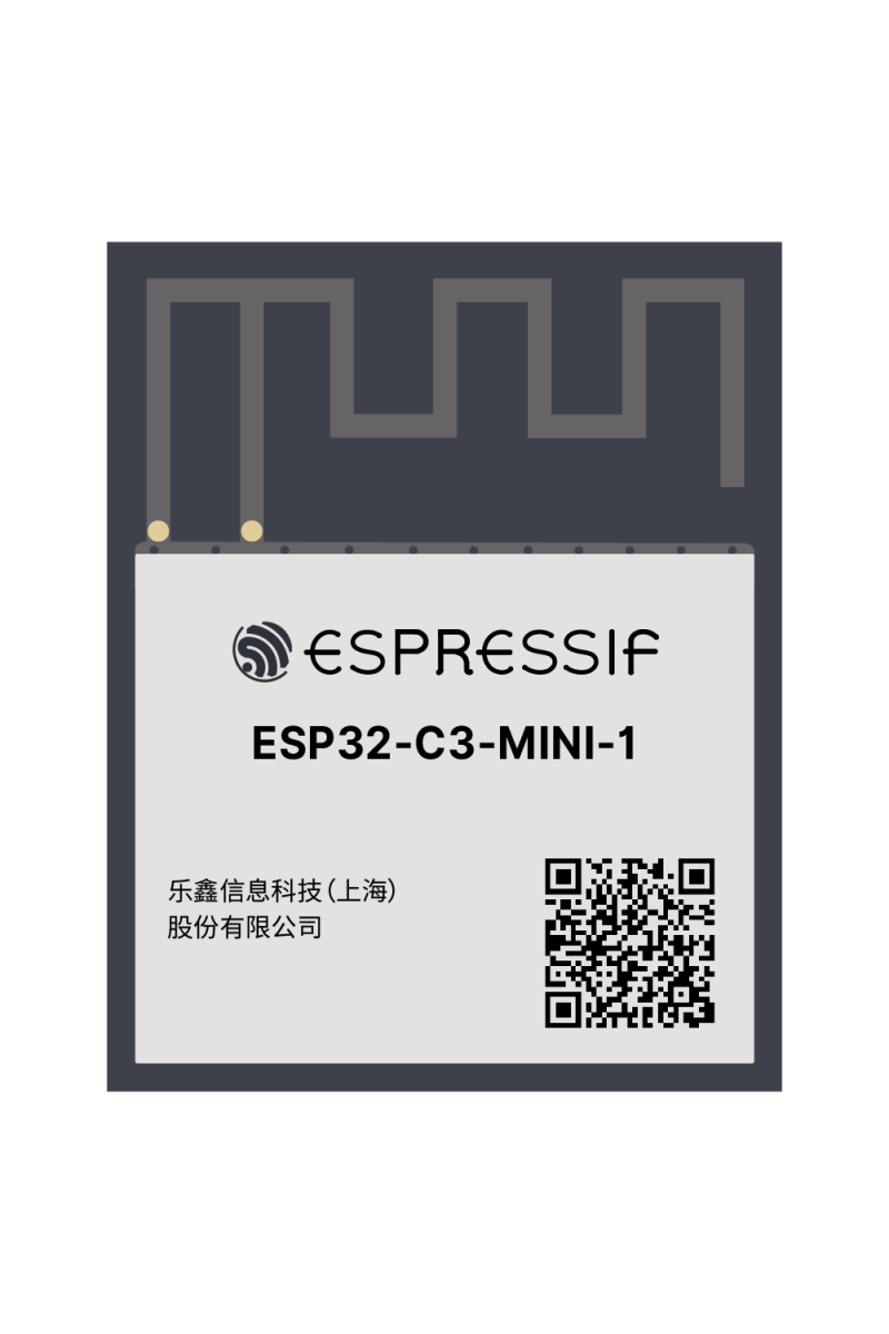 Espressif ESP32-C3-MINI-1-H4 WiFi Bluetooth LE MCU Modul RISC-V 4MB Flash