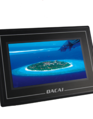 DACAI 7 zoll 800x480 Kapazitivt touchdisplay med kabinet 6P-interface RS232 Serial Port