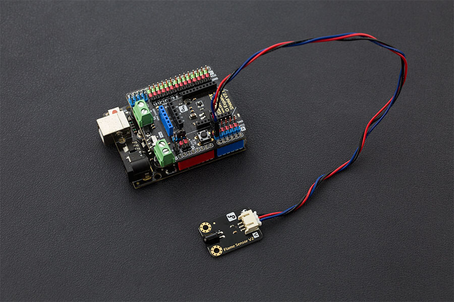 DFRobot Analog Flammesensor, Gravity, til Arduino