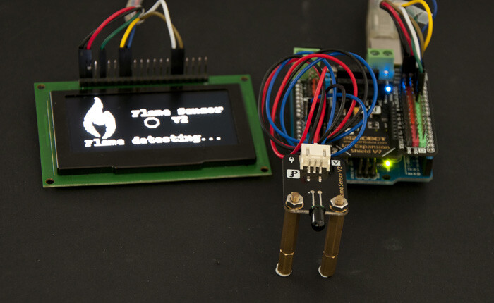 DFRobot Analog Flammesensor, Gravity, til Arduino