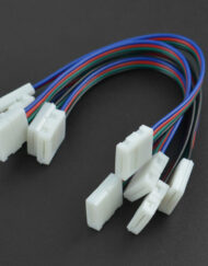 DFRobot 4Pin LED Strip Connector Kabel (5stk) - uden lodning, snap-down design