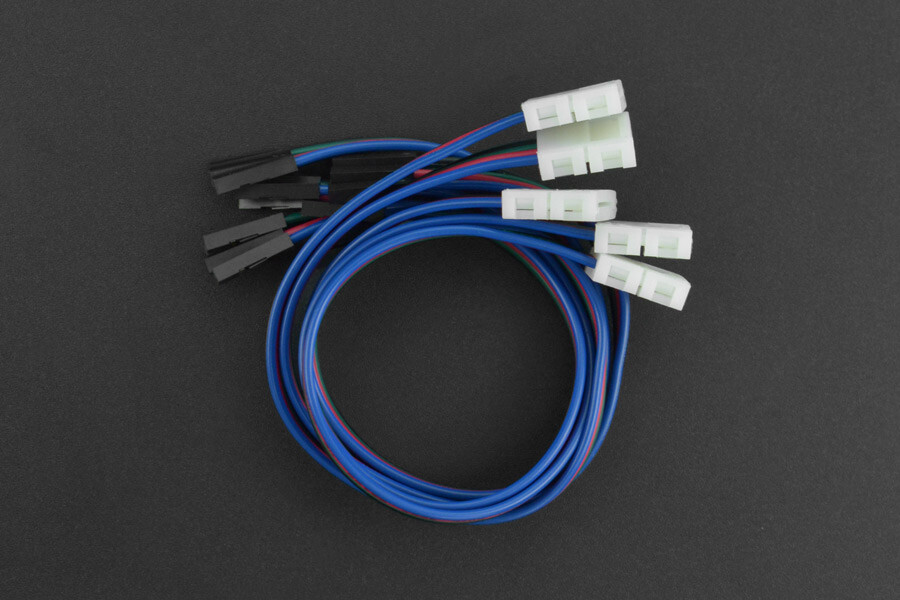 DFRobot 4Pin LED Strip Connector Cable Single Head (5stk)