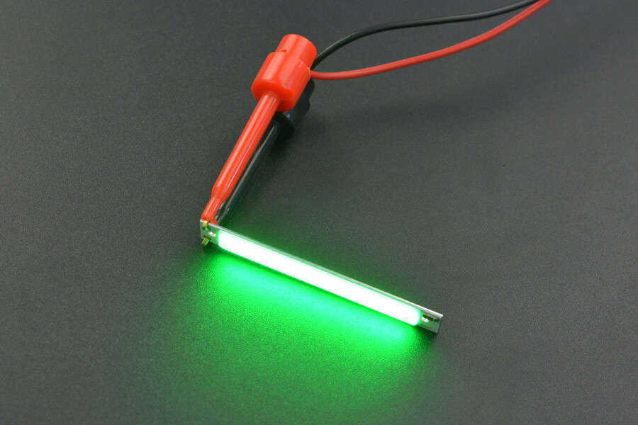 DFRobot 5V COB LED Strip Light, grøn, 520nm, lysstyrke 300LM