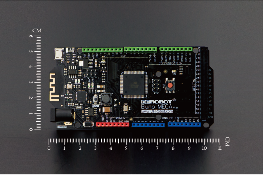 DFRobot Bluno Mega 2560 Kompatibel med Arduino Mega 2560, Bluetooth 4.0