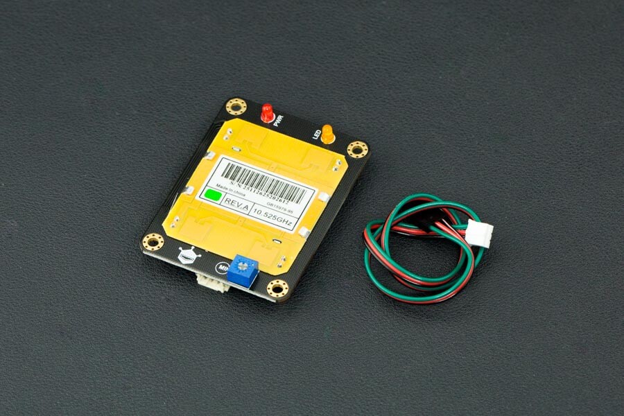 DFRobot Gravity Digital 10,525 GHz Mikrobølge Sensor til Bevægelsesdetektion for Arduino