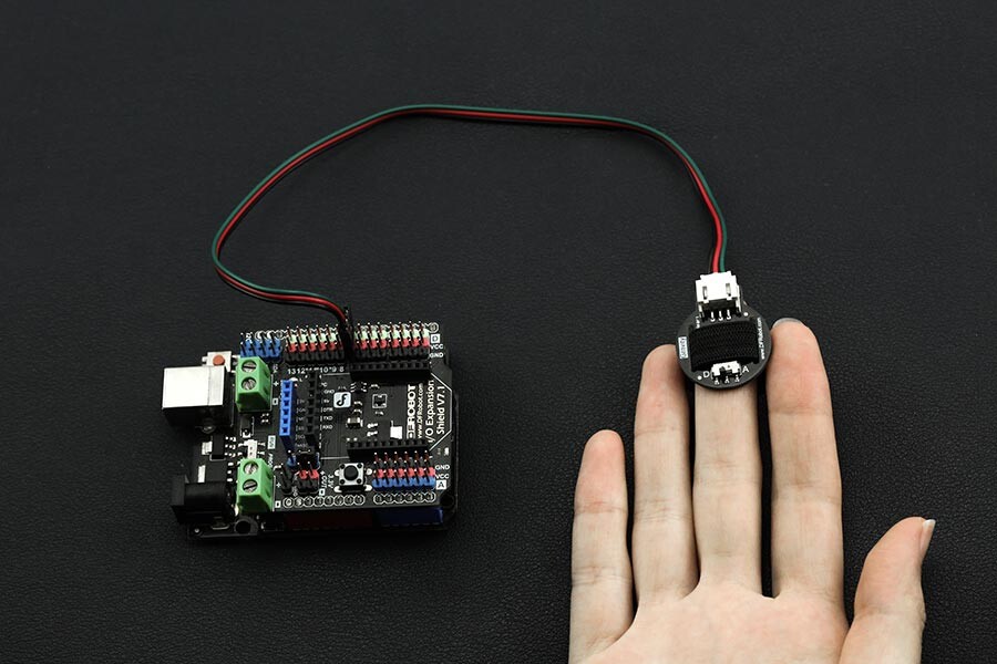 DFRobot Gravity Heart Rate Monitor Sensor til Arduino (Analog/Digital)