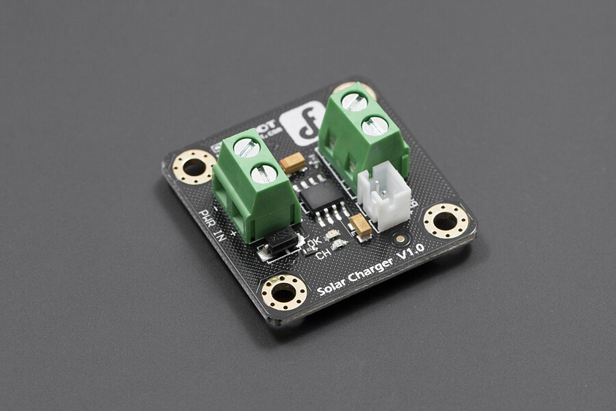 DFRobot Solar Lipo Charger (3,7 V) til enkelt lithiumbatteri, 4,4-6 V 500 mA