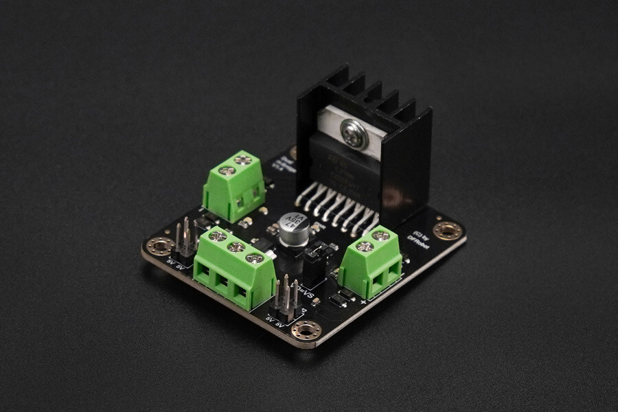 DFRobot MDV 2x2A DC Motor Controller (L298N) til Arduino
