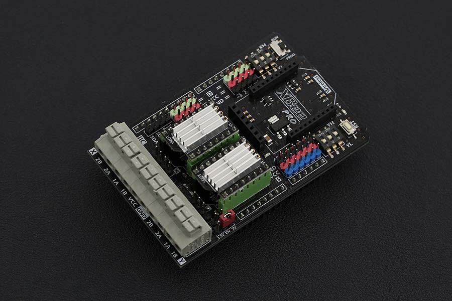 DFRobot Gravity Dual Bipolar Stepmotor-skærm til Arduino (DRV8825)