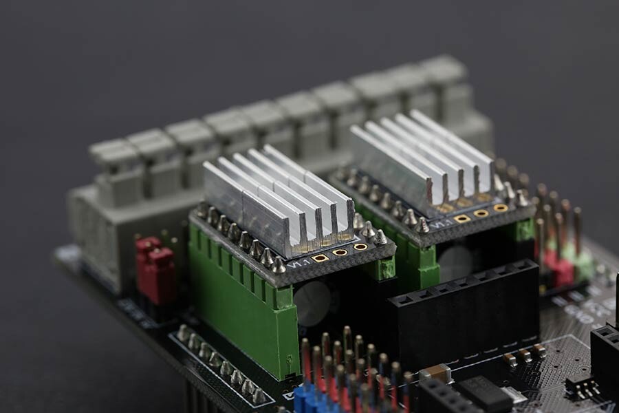 DFRobot Gravity Dual Bipolar Stepmotor-skærm til Arduino (DRV8825)