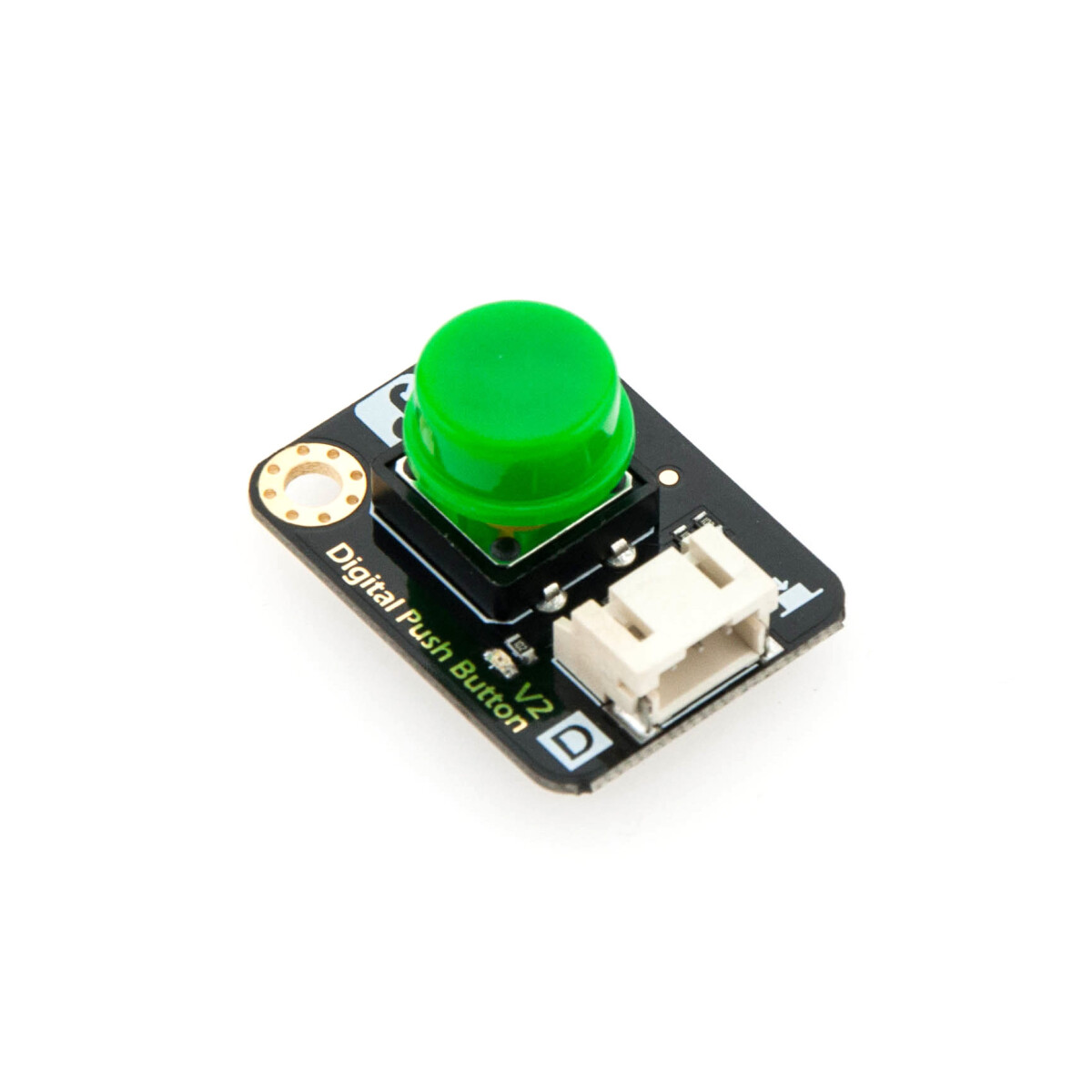 DFRobot Gravity Digital Push Button (Grøn) til Arduino