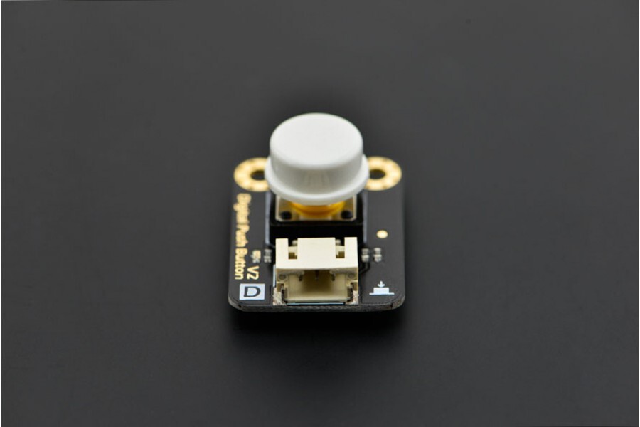 DFRobot Gravity Digital Push Button (Hvid) til Arduino