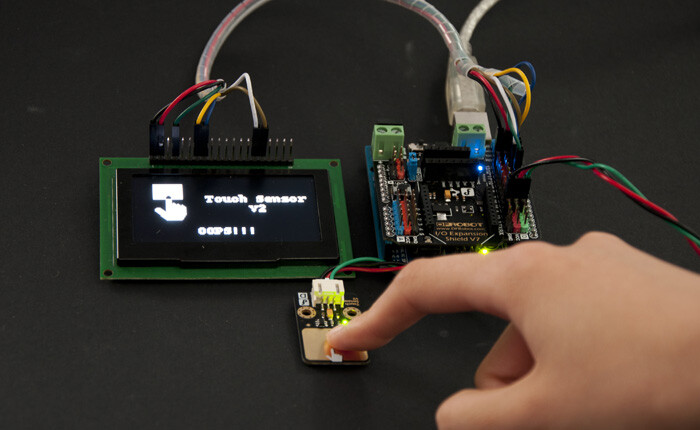DFRobot Gravity Digital Capacitive Touch Sensor til Arduino