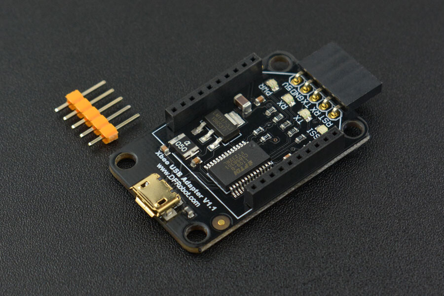 DFRobot Xbee USB Adapter (FTDI Ready) til XBee Modul - Micro-USB