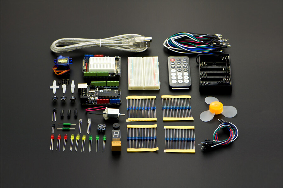 DFRobot Begynderkittet til Arduino med DFRduino UNO R3 og 15 projekter