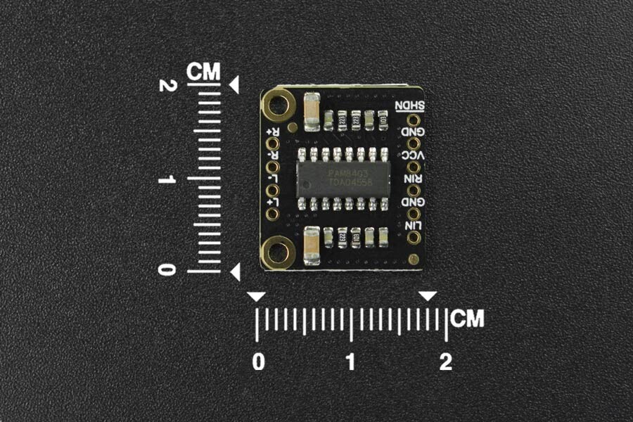 DFRobot Fermion PAM8403 3W Mini Audio Stereo Forstærker 2,54 mm pindafstand