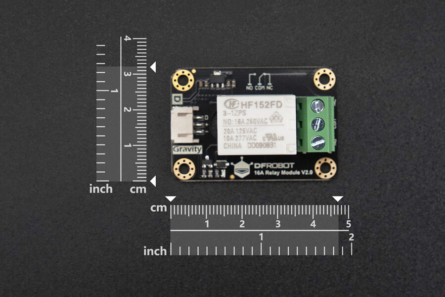 DFRobot Gravity Digital 16A Relæ til Arduino