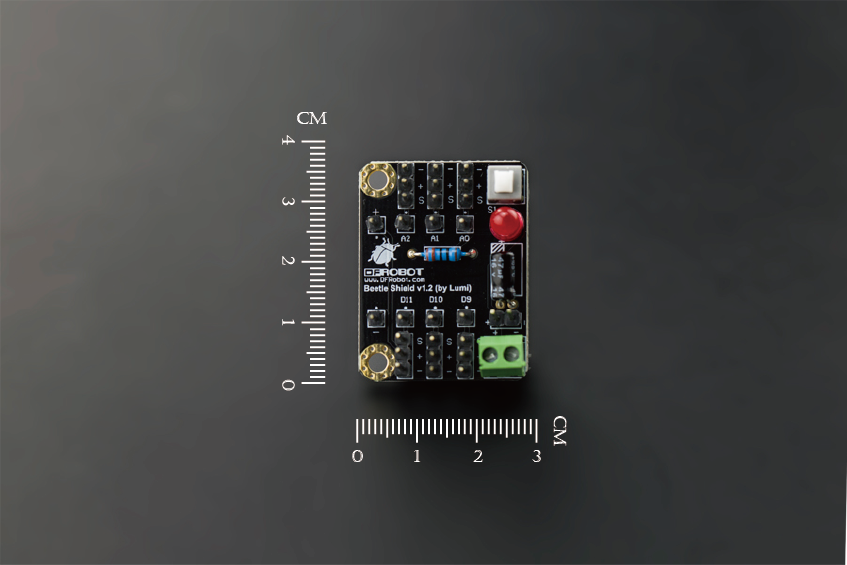 DFRobot Gravity Beetle Shield til Beetle Controller