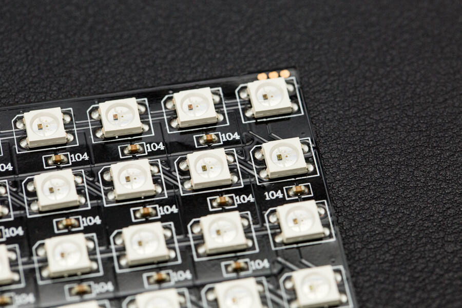DFRobot Gravity: Fleksibel 8x8 RGB LED-matrix
