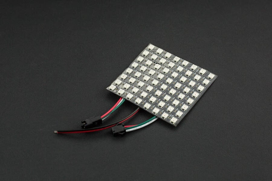 DFRobot Gravity: Fleksibel 8x8 RGB LED-matrix