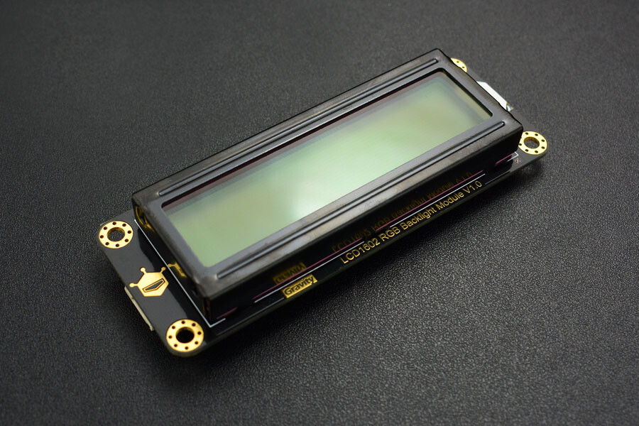 DFRobot Gravity I2C 16x2 Arduino LCD med RGB-baggrundsbelysning til Arduino