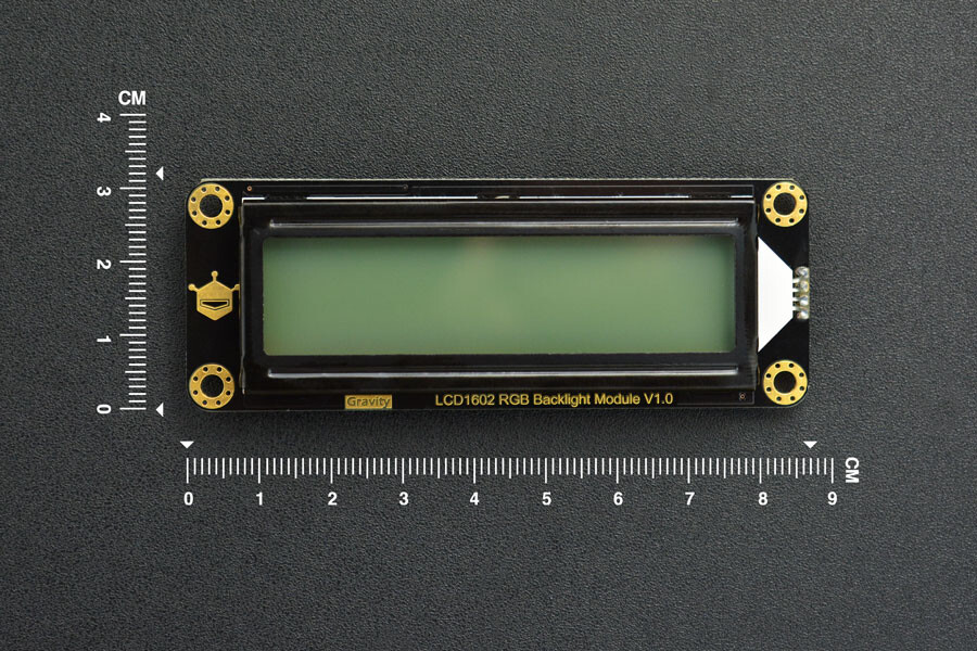 DFRobot Gravity I2C 16x2 Arduino LCD med RGB-baggrundsbelysning til Arduino