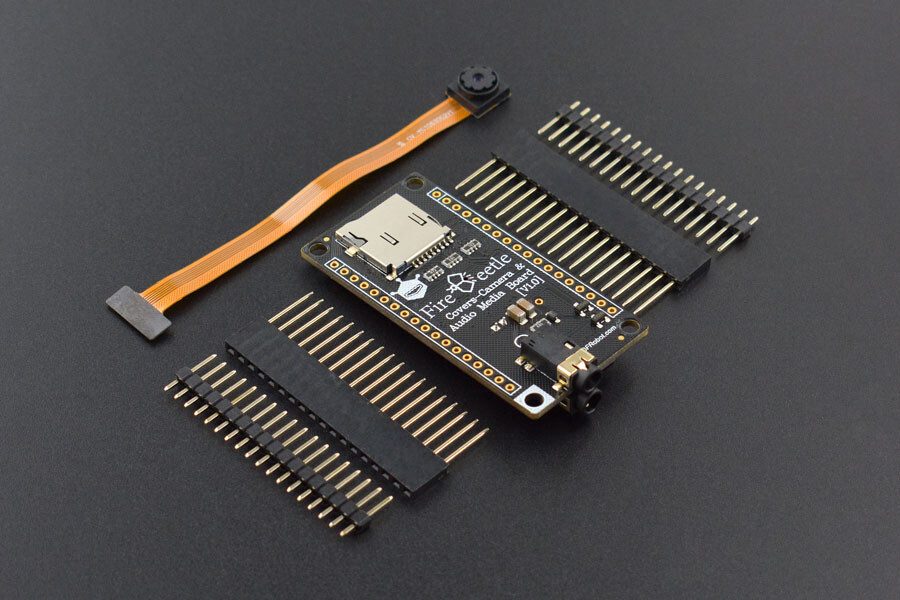 DFRobot Kamera Audio Media Board til FireBeetle ESP32 Serie