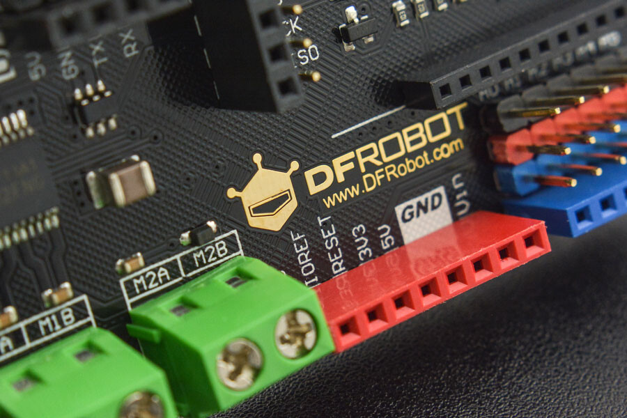DFRobot Gravity IO Expansion Shield med Motor Driver til Arduino
