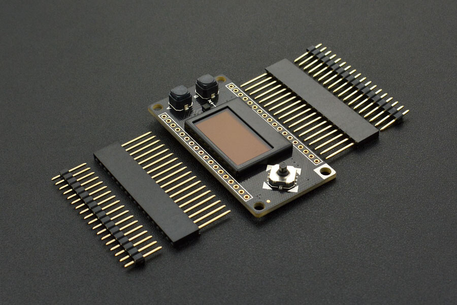 DFRobot OLED 128x64 Display (SSD1360) til Firebeetle-serien