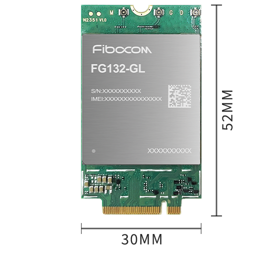 Fibocom FG132 M.2 5G RedCap Sub-6GHz Modul – Høj ydeevne til IoT-applikationer